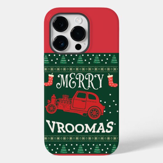 VROLIJK VROOMAS - KERSTMIS LELIJKE TRUI Case-Mate iPhone CASE (Achterkant)