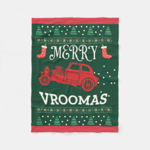 VROLIJK VROOMAS - KERSTMIS LELIJKE TRUI FLEECE DEKEN