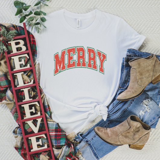  vrolijk vrouwen kerst T-shirt