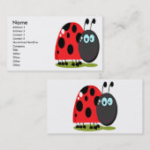 vrolijk vrouwtje visitekaartje (Voorkant / Achterkant)