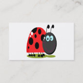 vrolijk vrouwtje visitekaartje (Achterkant)