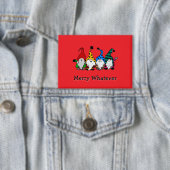 Vrolijk wat Elves Button (Insitu)