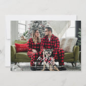 Vrolijk wat Gekke Pet Photo Holiday Kaart (Voorkant)