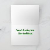 Vrolijk wat van Zippy de Speldekop Feestdagen Kaart (Binnen)