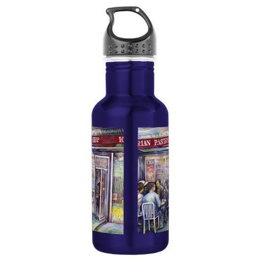 vrolijk waterfles  (Achterkant)