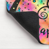 Vrolijk Wees blij Leuk Inspirity Roze Muismat (Hoek)