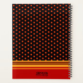 Vrolijk Wees blij Quote Leuke Floral Inspirivity Planner (Achterkant)