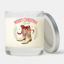 Vrolijk Western Kerstfeest - Vanille