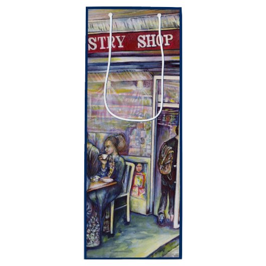 vrolijk wijn cadeautas (Voorkant)