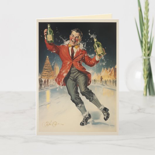 Vrolijk Winemas Man!! Bedankkaart (Voorkant)