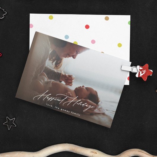 Vrolijk wit Kerstmis foto Kalligrafie gelukkigste Feestdagenkaart