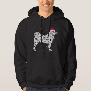 Vrolijk Xmas Akita Hond Kerstmis Hoodie