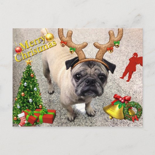 Vrolijk X'mas Briefkaart Machi (Voorkant)