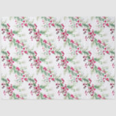 Vrolijk zeer bessen kerst hulst rode waterverf tissuepapier (Voorkant)