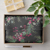 Vrolijk zeer bessen kerst hulst rode waterverf tissuepapier (Geschenk)