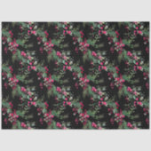 Vrolijk zeer bessen kerst hulst rode waterverf tissuepapier (Voorkant)