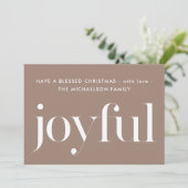 Vrolijk zoet geïllustreerd print kerstvakantie feestdagenkaart (Staand voorkant)