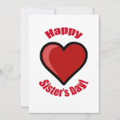 Vrolijk zuster's Dag. Kaart (Voorkant)