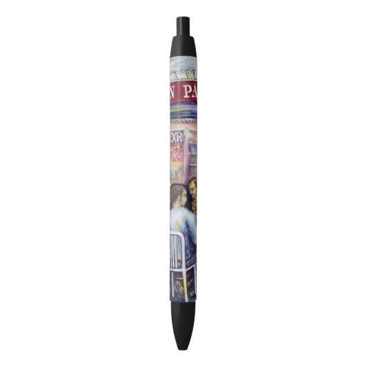vrolijk zwarte inkt pen (Voorkant Verticaal)