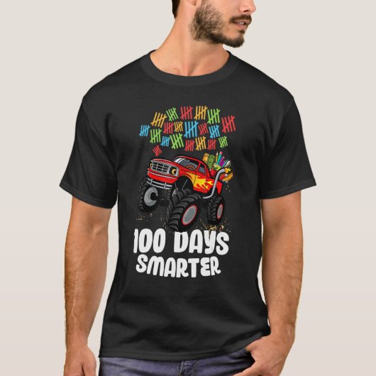Vrolijke 100 Dag Schoolslimmer - 100 dagen Scho T-shirt (Voorkant)