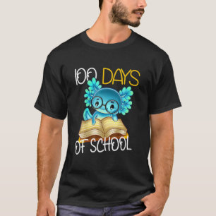 Vrolijke 100 dagen schoolAxolotl 2022 Kindergarten T-shirt
