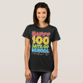 Vrolijke 100 schooldagen 100e schooldag t-shirt (Voorkant volledig)