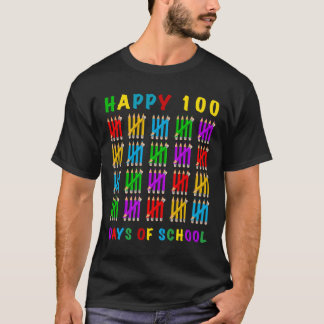 Vrolijke 100 schooldagen t-shirt
