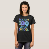 Vrolijke 100 schooldagen t-shirt (Voorkant volledig)