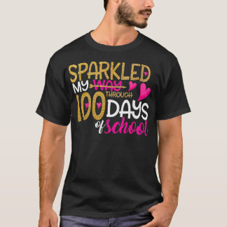 Vrolijke 100e dag bespaarde mijn weg door 100 dage t-shirt