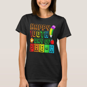 Vrolijke 100e dag van de voorschoolse 100 dagen t-shirt