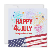 Vrolijke 4 juli Holiday Independence Personaliseer