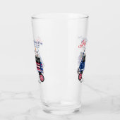 Vrolijke 4 juli Onafhankelijkheid Beer Soda Tea Gl Glas (Links)