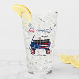 Vrolijke 4 juli Onafhankelijkheid Beer Soda Tea Gl Glas