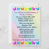 VROLIJKE 90E VERJAARDAG UITNODIGING (Achterkant)