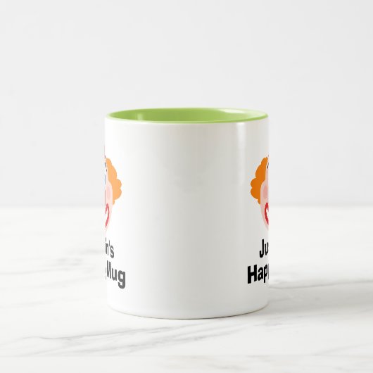 Vrolijke aangepaste kind mok met blij clownsgezich (Center)