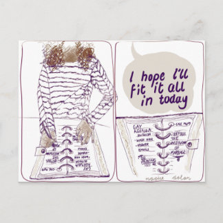 Vrolijke Agenda Briefkaart