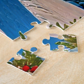 Vrolijke alpaca's legpuzzel (Zijkant)