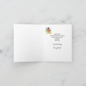 Vrolijke Amerikaanse Robin Watercolor Bible Kaart (Binnen)