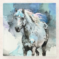 Vrolijke Appaloosa Merrie Aquarel