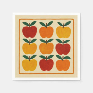 Vrolijke Appel Compositie Servet