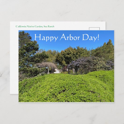 Vrolijke Arbor Dag! Briefkaart (Voorkant / Achterkant)