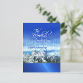 Vrolijke Artsen Dag, hartslag en bergen Briefkaart (Staand voorkant)