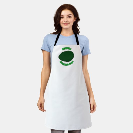 Vrolijke Avocado Dag! Schort (Gedragen)