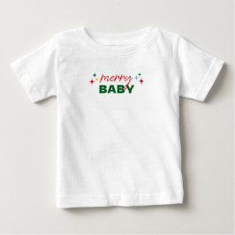 Vrolijke Baby Lieve Kleurrijke Script Kerstmis
