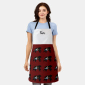 Vrolijke Beer liefhebbers Landelijke stijl Schort (Gedragen)