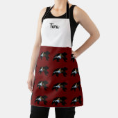 Vrolijke Beer liefhebbers Landelijke stijl Schort (Insitu)