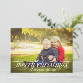 Vrolijke Bekleding | van het Manuscript van Feestdagenkaart (Staand voorkant)