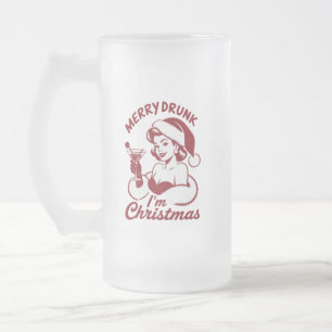 Vrolijke Beschonken Ik Ben Kerstmis Cocktail Snark Matglas Bierpul