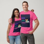 Vrolijke "Best Dad Ever" Knuffel Graphic papa shir T-shirt (Unisex)
