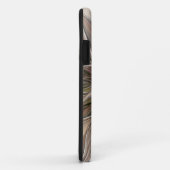 Vrolijke Bloem Abstract Beige Bruine Bloem Fractal Case-Mate iPhone Case (Achterkant/rechts)